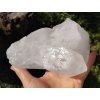 Samoléčitel 1,55kg - přírodní surový mistrovský krystal křišťálu, drúza / Brazílie