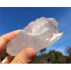 Oboustranně zakončený krystal křišťálu - přírodní, surový/ Brazílie