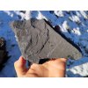 Šungit s pyritem - přírodní surový minerál