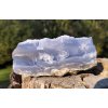 Modrý chalcedon - přírodní surový minerál