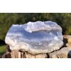 Modrý chalcedon - přírodní surový minerál