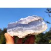 Modrý chalcedon - přírodní surový minerál
