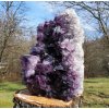 Ametyst 8,4kg - přírodní surová ametystová drúza / Brazílie