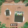 back zoo nature cardboard treat block large
