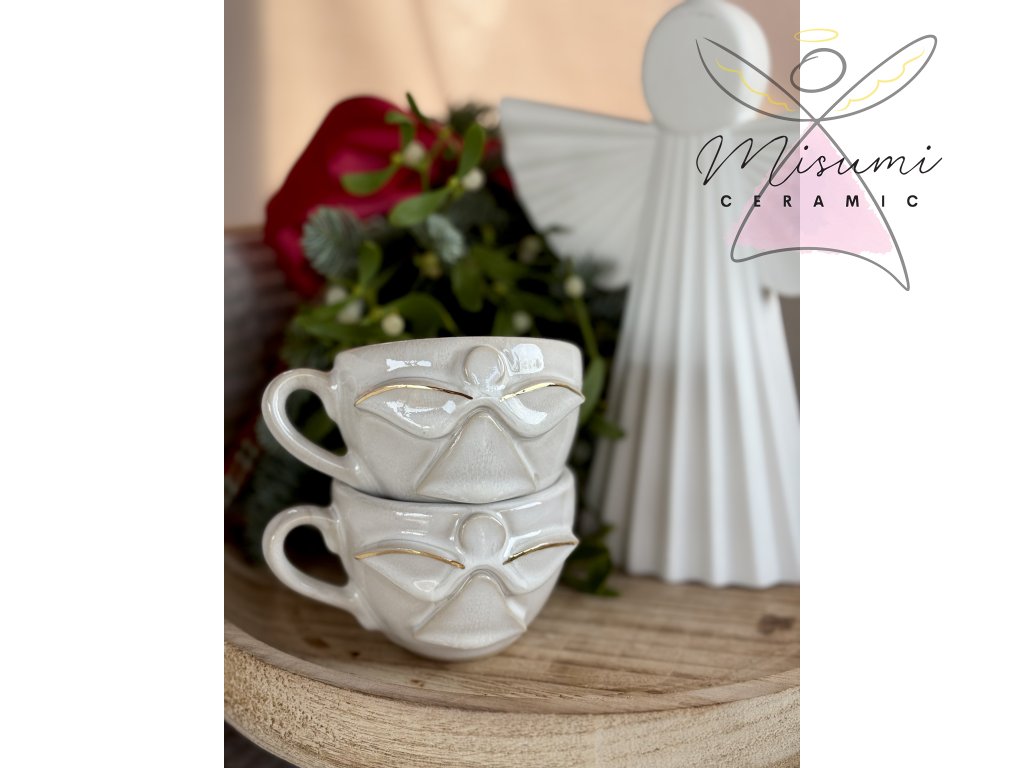 Šálka Archanjel Michael-biely 150ml