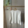 Off white tričko s dlouhým rukávem