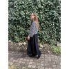 Černá sukně z jemného manšestru