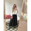 Černá srdíčková sukně