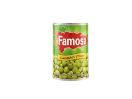 La Famosa Gandules Verdes 425g