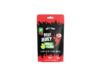 Hot Chip Beef Jerky Chili & Lime 25g