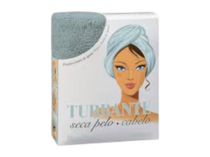 Toalla turbante seca pelo microfibra Deliplus