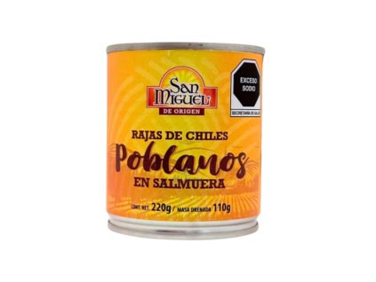 San Miguel Rajas de Chiles Poblanos 254 g