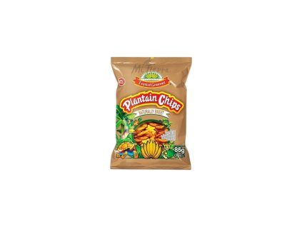 Tropical gourmet Plantain Chips Naturally Sweet 85g
