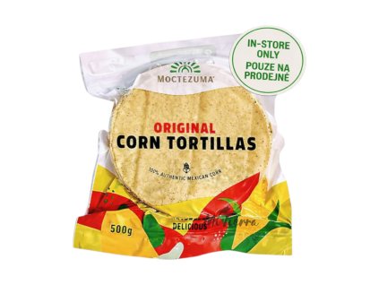Moctezuma Authentic Corn Tortillas 500g 12cm