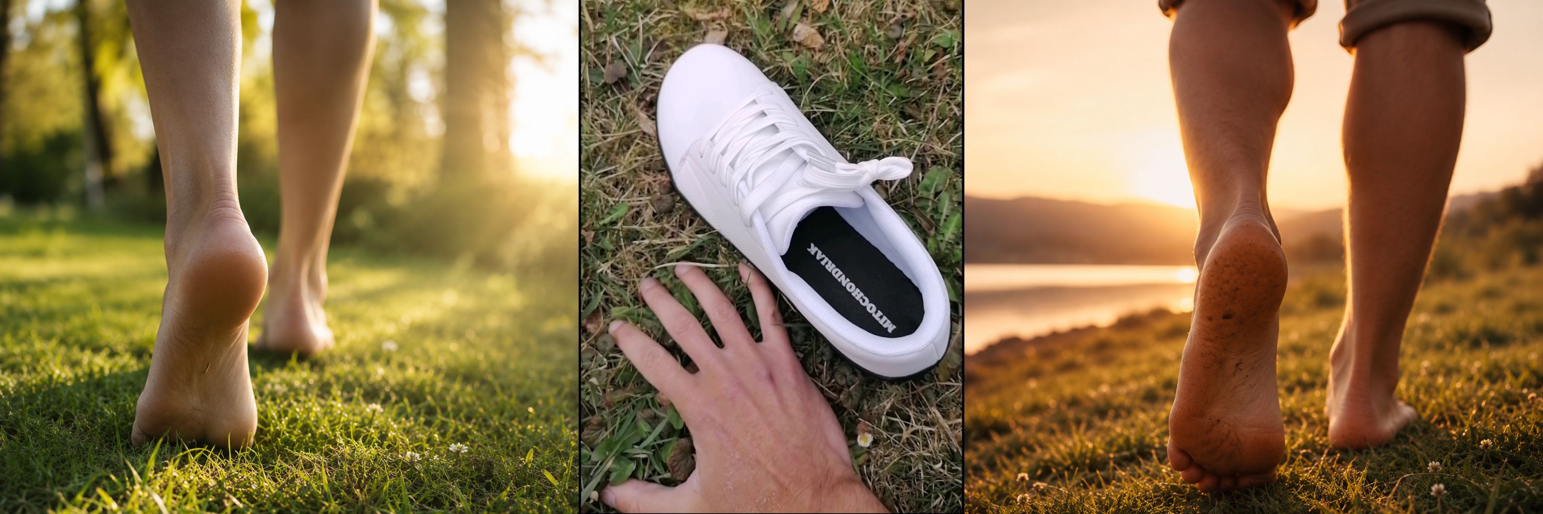 Grounding barefoot footwear