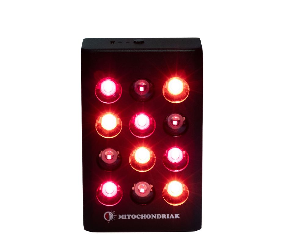 Mitochondriak mini panel red infrared light therapy for migraine