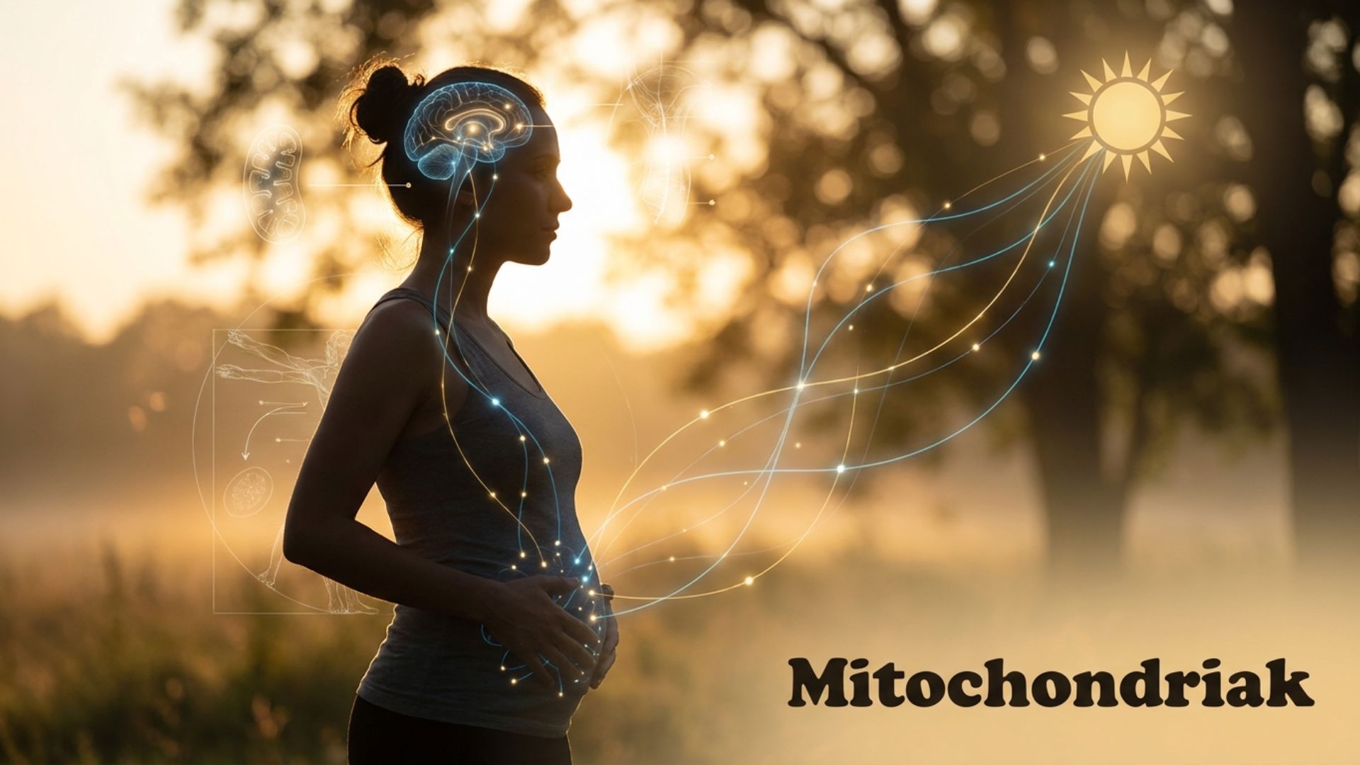Pregnant woman in the sun – natural vitamin D production