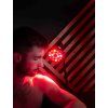 mitochondriak red nir therapy bulb shoulder closeup man vertical