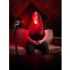 mitochondriak red nir therapy bulb woman seated relax session vertical