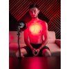mitochondriak red nir therapy bulb chest session man red light vertical