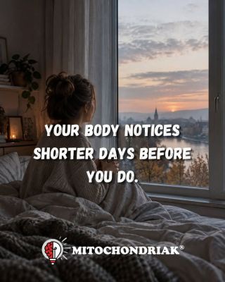 Your body notices shorter days before you do. 🍂 As autumn moves forward, mornings become darker, daylight gets shorter and...