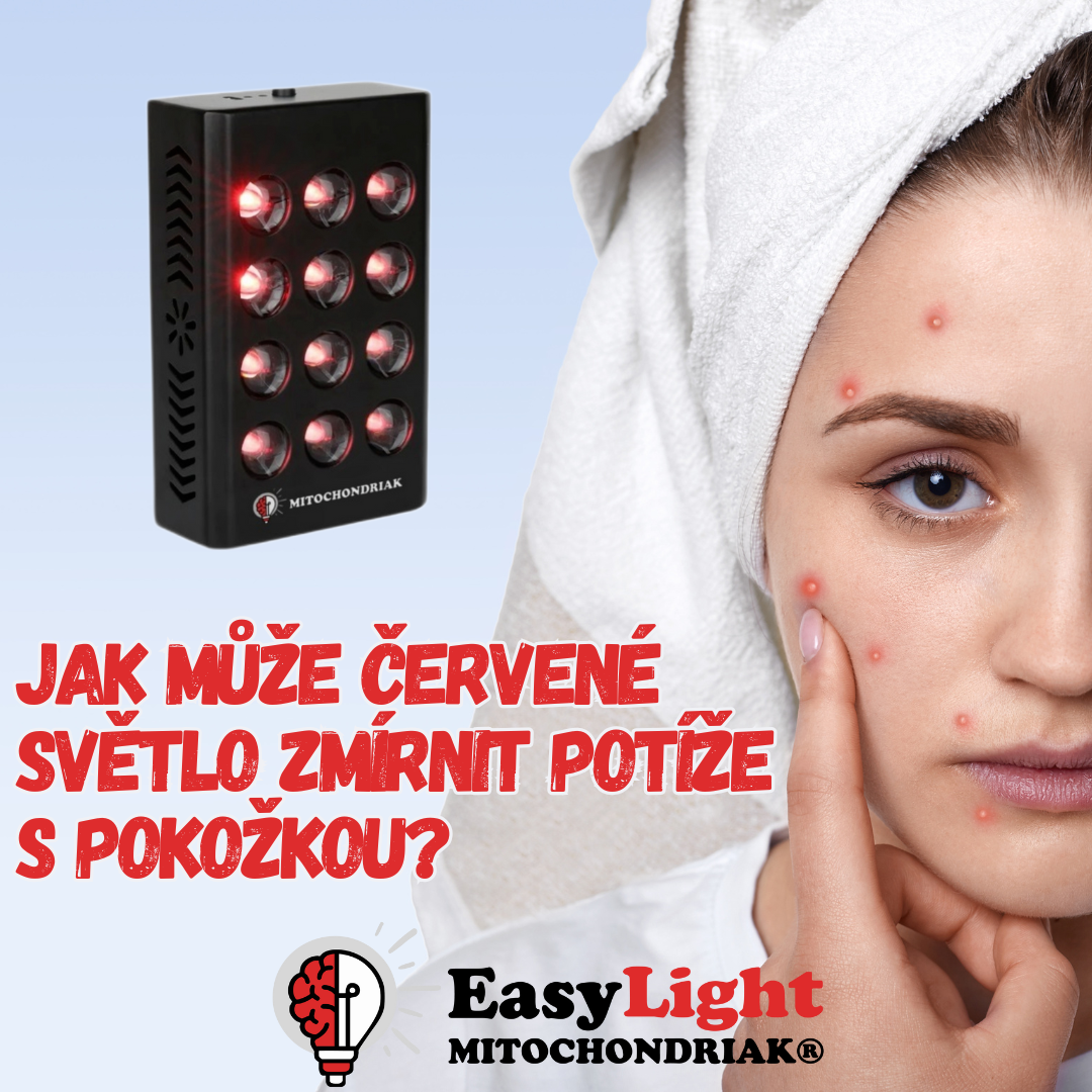 Jak může červené světlo zmírnit potíže s pokožkou?