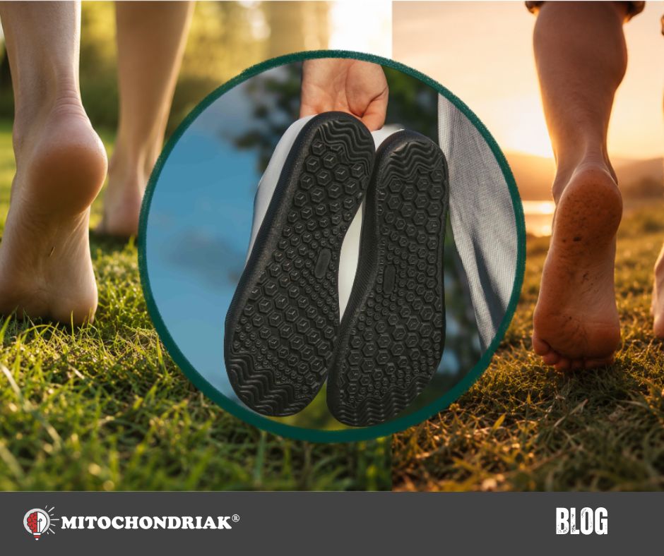 Uzemněná barefoot obuv Mitochondriak® - využijte léto naplno