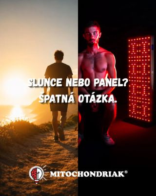 Slunce, nebo panel? To je špatně položená otázka. ☀️🔴 Slunce je pro člověka přirozený základ. Ranní denní světlo pomáhá...