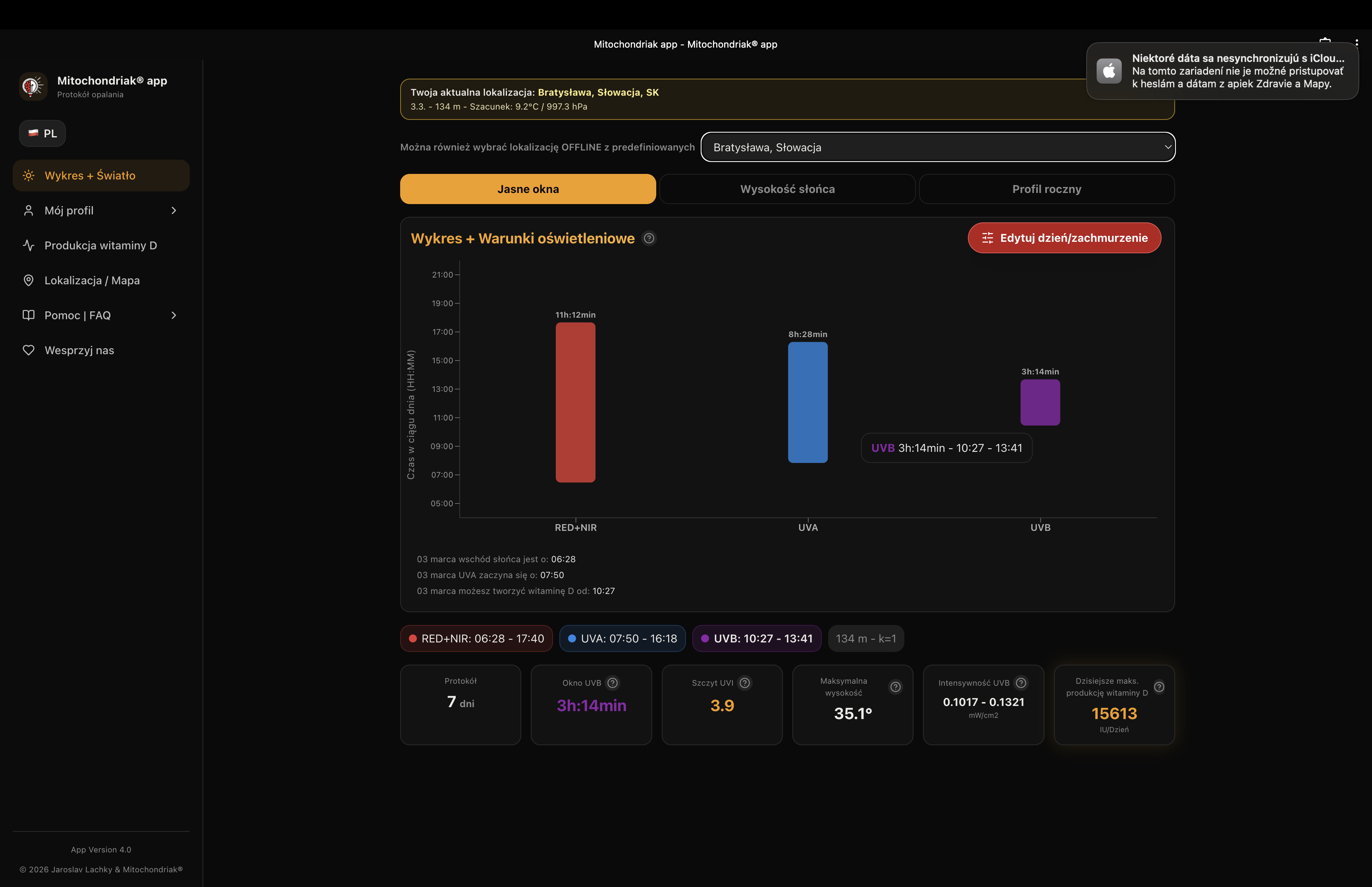 Mitochondriak App styczeń