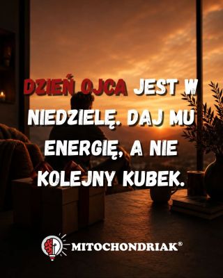 Dzień Ojca jest już w tę niedzielę. Podaruj mu energię, nie kolejny kubek. 💪 Dla taty, który ciężko trenuje Panel z...