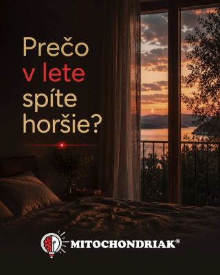 Prečo v lete spíte horšie? 🌙 Nie je to len tým, že je vonku teplo. V lete máme dlhšie dni, viac svetla večer a často aj...