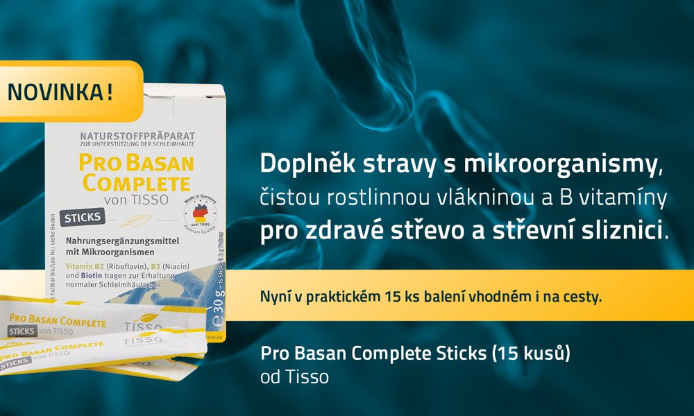 Aktualita: Oblíbený doplněk stravy Pro Basan Complete nyní i v praktickém balení STICKS