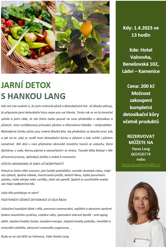 Jarní detox s Hanou Lang