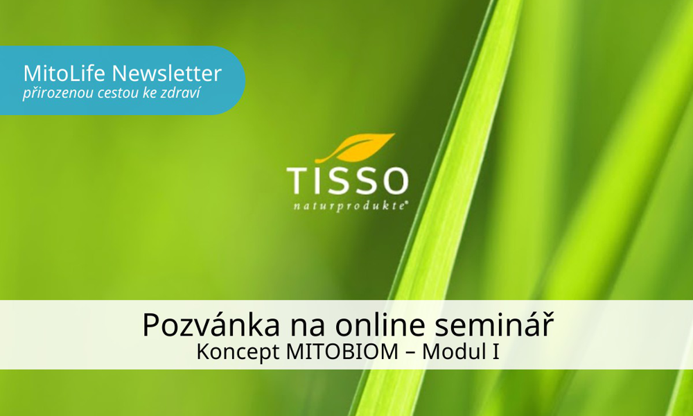 Aktualita: Pozvánka na online seminář o TISSO a konceptu MITOBIOM