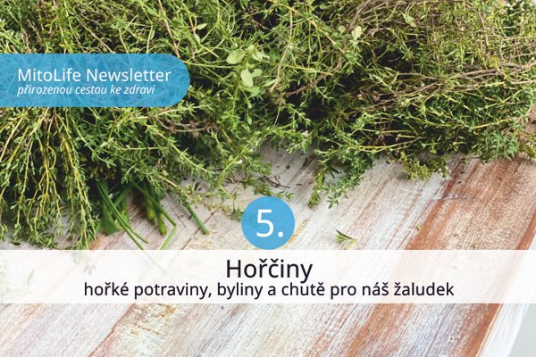 Hořčiny – hořké potraviny, byliny a chutě pro náš žaludek