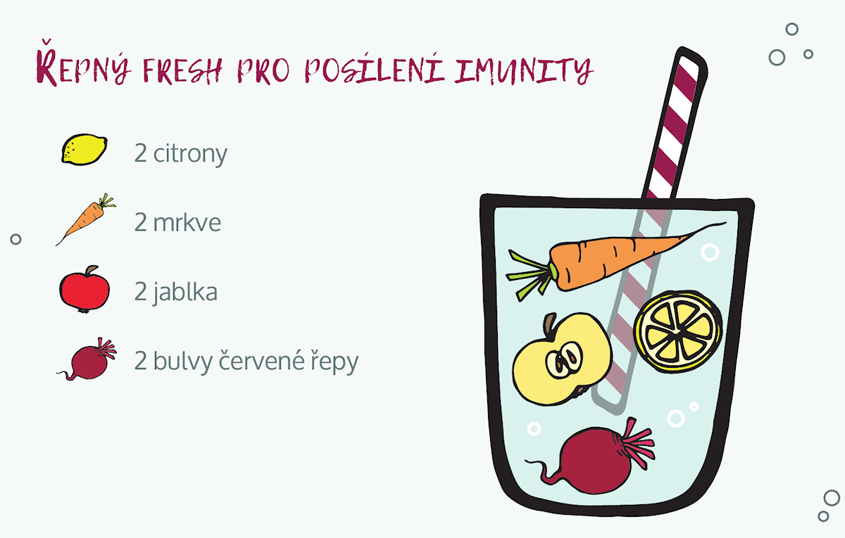 řepný džus pro posílení imunity