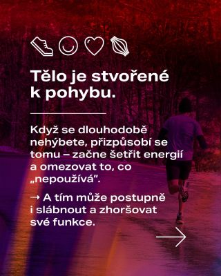 🏃 Pohyb není jen nástroj, který nám pomůže k lepší postavě. Je to základní potřeba těla, díky které lépe funguje mozek 🧠,...