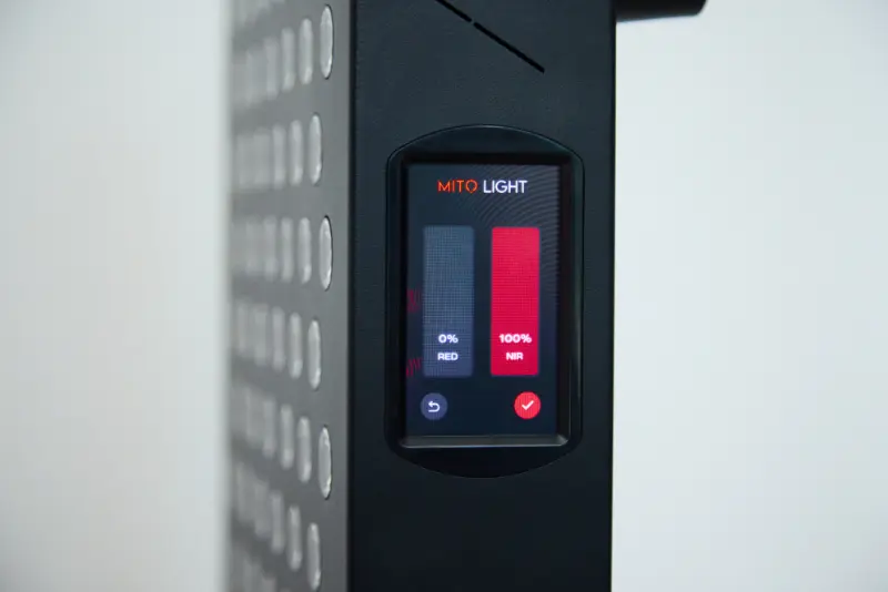 luz infrarroja cercana (NIR)