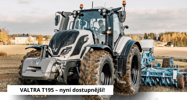 VALTRA T195 nyní dostupnější