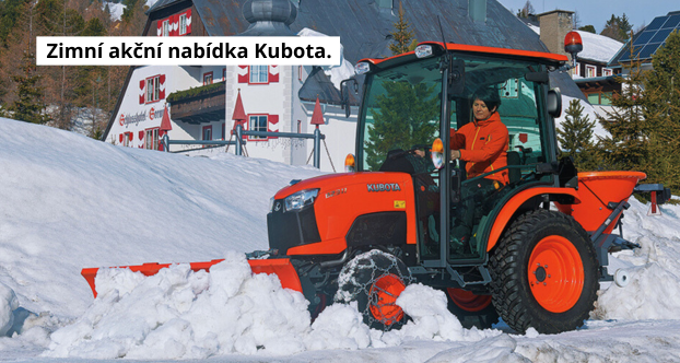 Zimní akční nabídka Kubota