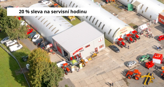 20 % sleva na servisní hodinu