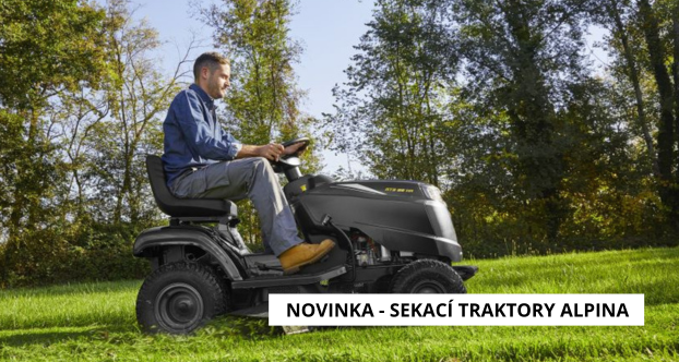 Novinka v našem sortimentu: Sekací traktory ALPINA
