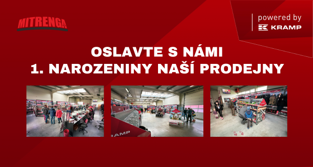 Oslavte s námi 1. narozeniny naší nové prodejny!