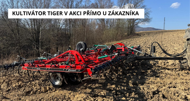 Kverneland Tiger v akci u našeho zákazníka