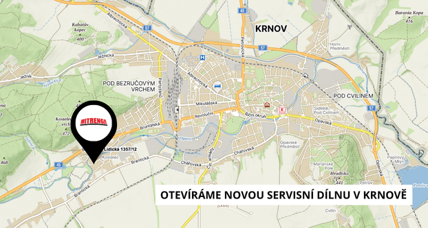 Nová servisní dílna MITRENGA a.s. v Krnově!