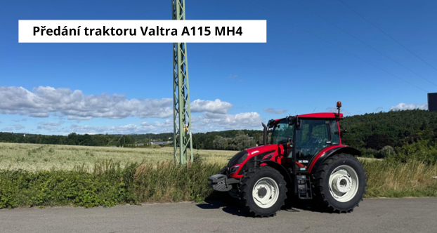 Předání traktoru Valtra A115 MH4
