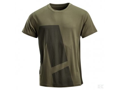 Pánské tričko s krátkým rukávem, zelené, vel. M, Kramp Active