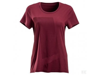 Dámské tričko s krátkým rukávem, červené, vel. XL, Kramp Active