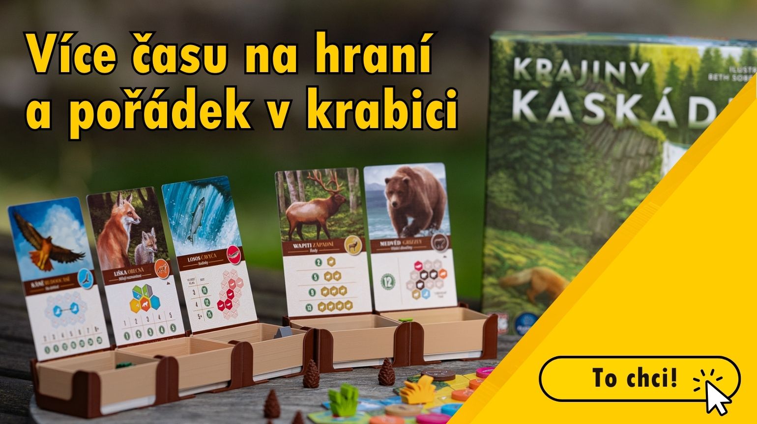 Více času na hraní a pořádek v krabici s inserty MitroCZECH