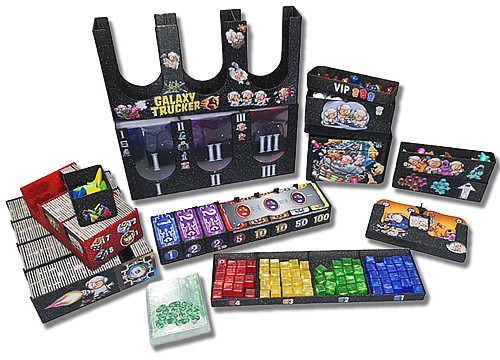 Galaxy Trucker insert with UV print – full view